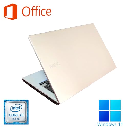 【整備済み品】NEC ノートPC VK23 / 15.6型フルHD/ Win11 Pro/MS Office H&B 2019 / Core i5-8250U / wajunのWIFI/Bluetooth/HDMI/DVD-RW / 16GB/512GB SSD