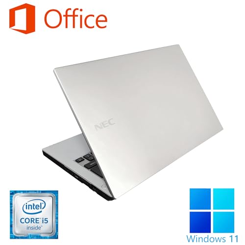 【整備済み品】NEC ノートPC VK23 / 15.6型フルHD/ Win11 Pro/MS Office H&B 2019 / Core i5-8250U / wajunのWIFI/Bluetooth/HDMI/DVD-RW / 16GB/512GB SSD