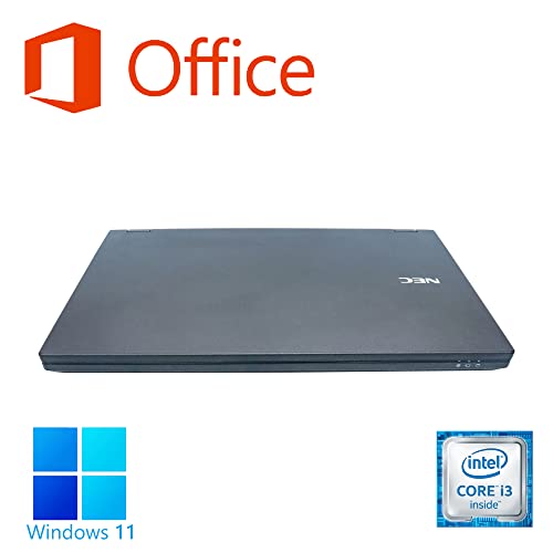 【整備済み品】NEC ノートPC VK23 / 15.6型フルHD/ Win11 Pro/MS Office H&B 2019 / Core i5-8250U / wajunのWIFI/Bluetooth/HDMI/DVD-RW / 16GB/512GB SSD