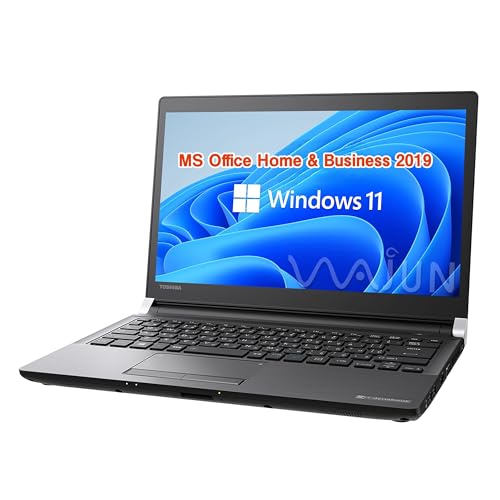 【整備済み品】東 芝 ノートPC R73 / 13型 / Win11 Pro/MS Office H&B 2019 / Core i5-6200U / wajunのWIFI/Bluetooth/HDMI / 8GB / 128GB SSD