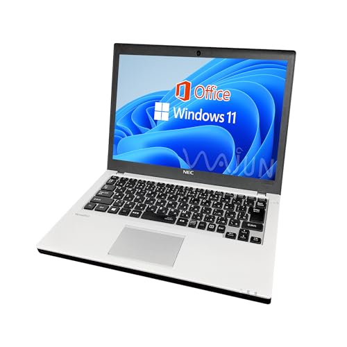 【整備済み品】NEC ノートPC VK23 / 15.6型フルHD/ Win11 Pro/MS Office H&B 2019 / Core i5-8250U / wajunのWIFI/Bluetooth/HDMI/DVD-RW / 16GB/512GB SSD