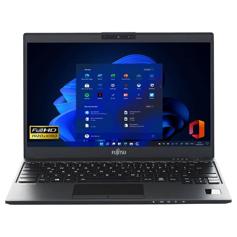 【整備済み品】 富士通 【Win11搭載】極軽極薄FUJITSU LIFEBOOK U937 ■MS Office H&B 2019 / FHD(1920x1080)/Core i5-7300U(2.6GHz)/8GBメモリ/SSD 512GB/Webカメラ内蔵/13.3インチ (SSD512GB) (整備済み品)