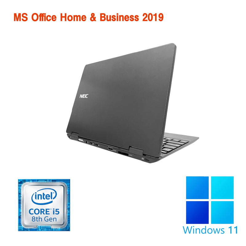 【整備済み品】NEC ノートPC VK23 / 15.6型フルHD/ Win11 Pro/MS Office H&B 2019 / Core i5-8250U / wajunのWIFI/Bluetooth/HDMI/DVD-RW / 16GB/512GB SSD