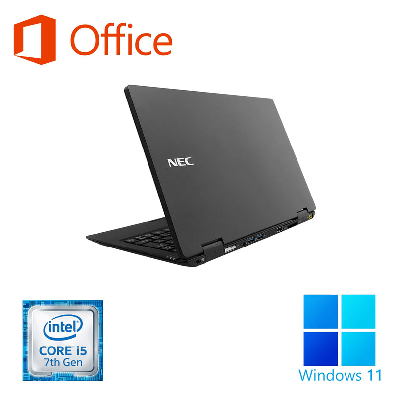 【整備済み品】NEC ノートPC VK23 / 15.6型フルHD/ Win11 Pro/MS Office H&B 2019 / Core i5-8250U / wajunのWIFI/Bluetooth/HDMI/DVD-RW / 16GB/512GB SSD