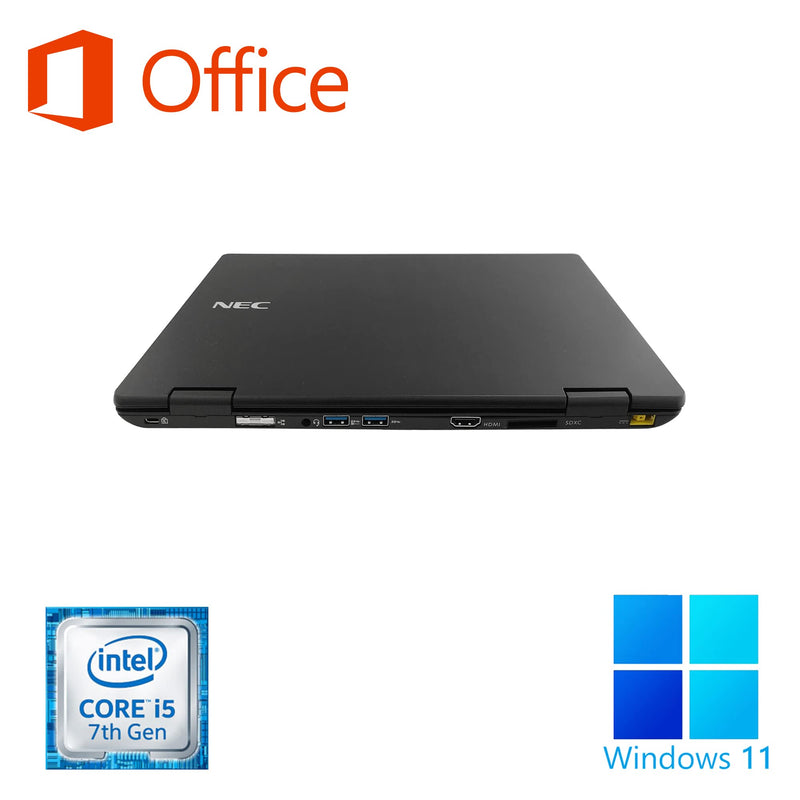 【整備済み品】NEC ノートPC VK23 / 15.6型フルHD/ Win11 Pro/MS Office H&B 2019 / Core i5-8250U / wajunのWIFI/Bluetooth/HDMI/DVD-RW / 16GB/512GB SSD