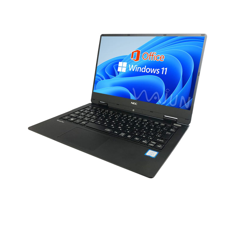 【整備済み品】NEC ノートPC VK23 / 15.6型フルHD/ Win11 Pro/MS Office H&B 2019 / Core i5-8250U / wajunのWIFI/Bluetooth/HDMI/DVD-RW / 16GB/512GB SSD